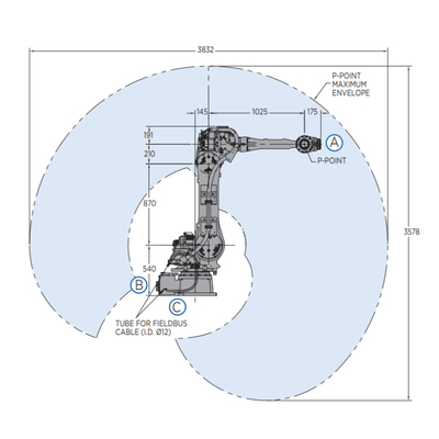YASKAWA Palletizing Robot GP50 Pick And Place Machine With CNGBS Hand Gripper As Industrial Robot