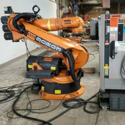 Kuka Robotic Arm 6 Axis KR 360 R2830 With CNGBS Robot Gripper For Automated Pick And Place Robot