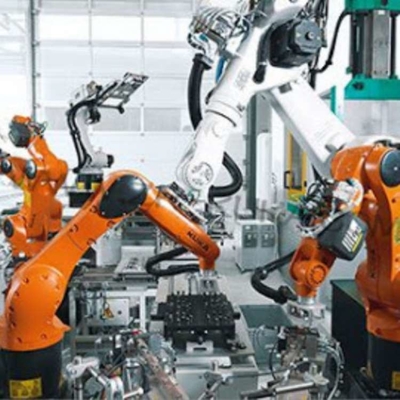 Kuka Palletizing Robotic Arm 4 Axis KR 470 PA With CNGBS Purifier Automated As Industrial Robot