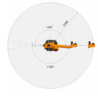 KUKA Robot KR 120 R3200 PA With 120KG Payload And 3195MM Reach Of Palletizing Robot For Palletizing