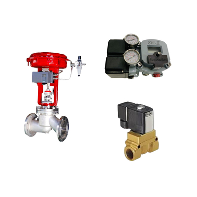 China's famous Pneumatic control valve  with Masoneilan SVI2-21123121  positioner and Burkert 5404 Solenoioid valve