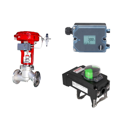 China's famous wuzhong  Pneumatic control valve  with Samson 3725  positioner and Rotork Limit Swi