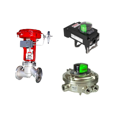 China's famous wuzhong  Pneumatic control valve  with Samson 3725  positioner and Rotork Limit Swi