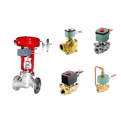 China's famous Pneumatic control valve  with Masoneilan SVI2-21123121  positioner and ASCO solenoid valve