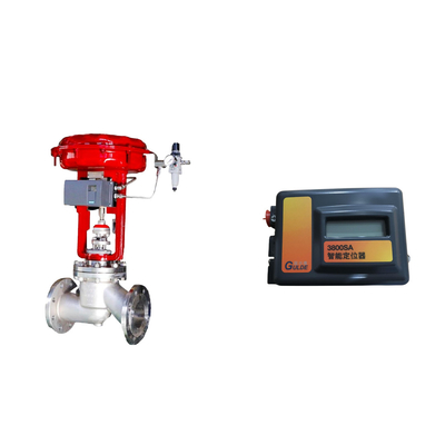 China famous Wuhong Pneumatic Control Valve With Hard communication Fisher 3800sa Positioner
