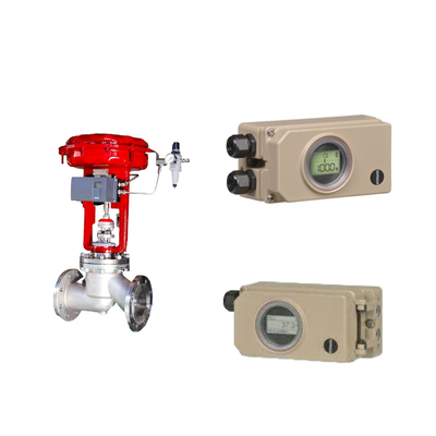 Pneumatic Control Valve With Hard communication Samson Electropneumatic  3730-3 Positioner And Fisher 667 657 Actuator