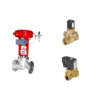 Pneumatic Control Valves With Koso KGP5000 Smart Valve Positioner And Burkert  5404 Solenoid Valve