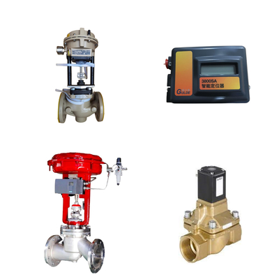 China's Control Valve with Samson 3372 actuator  with FISHER 3800sa Valve Positioner  Burkert 5404 Solenoid Valve