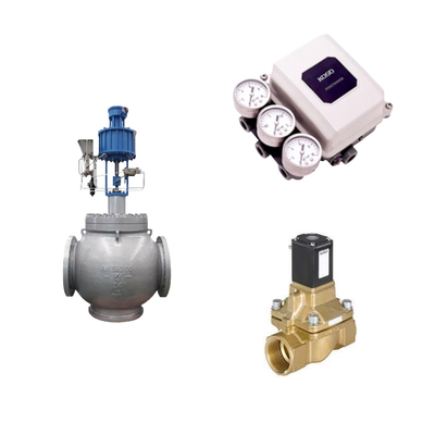 High-quality china's control valves  with KOSO PP800 digital positioner and Burkert Type 5404 Solenoid Valve