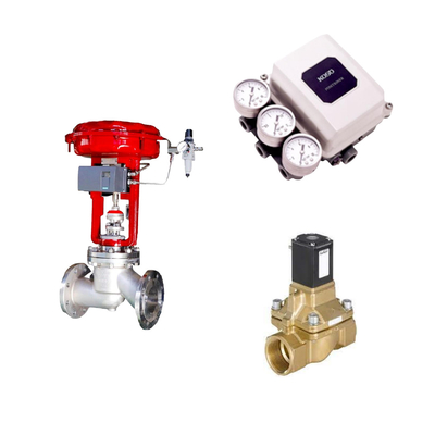 High-quality china's control valves  with KOSO PP800 digital positioner and Burkert Type 5404 Solenoid Valve