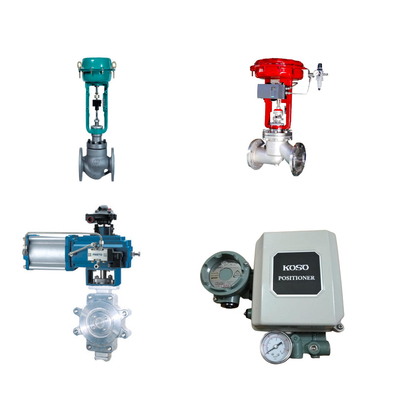 High-quality China's pneumatic control valves  with KOSO EP800 Electro-Pneumatic Positioner
