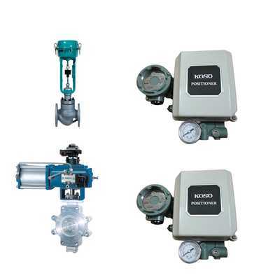 High-quality China's pneumatic control valves  with KOSO EP800 Electro-Pneumatic Positioner