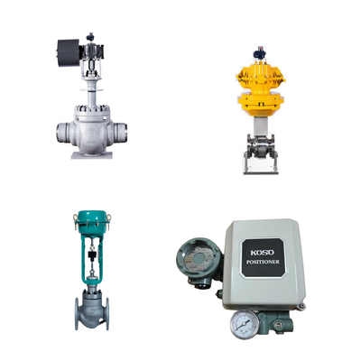 High-quality China's pneumatic control valves  with KOSO EP800 Electro-Pneumatic Positioner