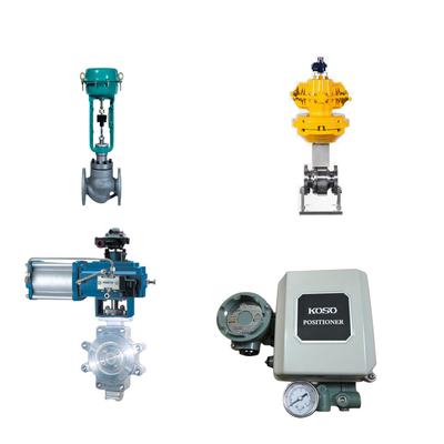High-quality China's pneumatic control valves  with KOSO EP800 Electro-Pneumatic Positioner
