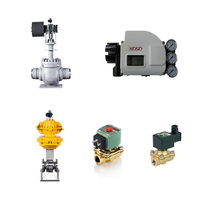 High-quality China's pneumatic control valves with koso KGP5000 smart valve positioner and ASCO solenoid valves
