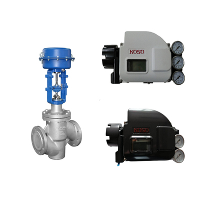 High-quality China's pneumatic control valves with koso KGP5000 smart valve positioner and ASCO solenoid valves