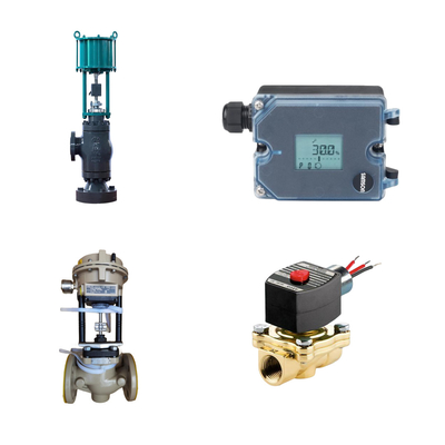 Control Valve With  Samson 3372 actuator with Samson 3725  Positioner ASCO Solenoid Valve