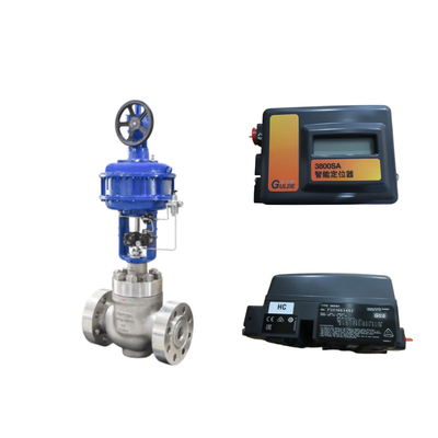 Control Valve With Fisher 3800as Positioner and ASCO Series 210 Solenoid Valves