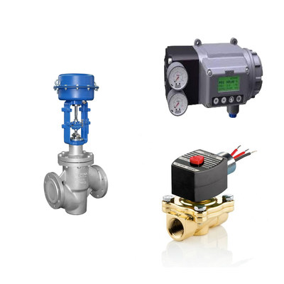 Low Temperature Control Valve With Masoneilan SVI3 Digital Valve Positioner And EMERSON ASCO210 2-Way Solenoid Valves