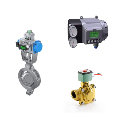 Low Temperature Control Valve With Masoneilan SVI3 Digital Valve Positioner And EMERSON ASCO210 2-Way Solenoid Valves
