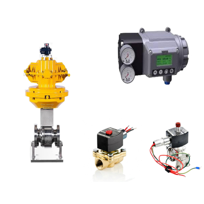 Low Temperature Control Valve With Masoneilan SVI3 Digital Valve Positioner And EMERSON ASCO210 2-Way Solenoid Valves