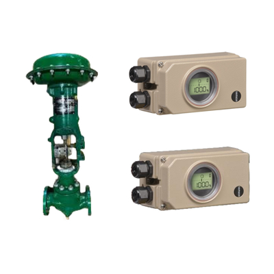 Corrugated Pipe Control Valve With Samson Electropneumatic  3730-3 Positioner And Fisher 67CFR Filter Regulator