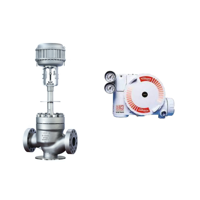 China's control valve with Flowserve Logix 3200MD Digital HART positioner and Masoneilan 78-40 filter regulator