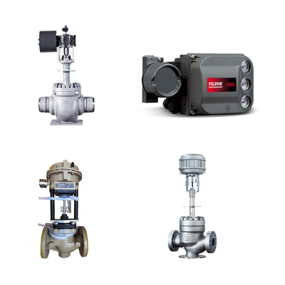 Famous china's control valve with fisher dvc6200 smart positioner and fisher 67CFR Filter Regulator