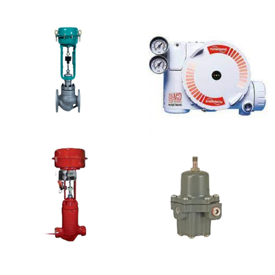 china's and Masoneilan Control Valve With Flowserve 3200MD Digital HART Positioner And Fisher 67CFR Filter Regulator