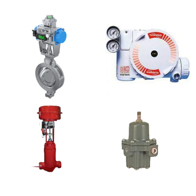 china's and Masoneilan Control Valve With Flowserve 3200MD Digital HART Positioner And Fisher 67CFR Filter Regulator