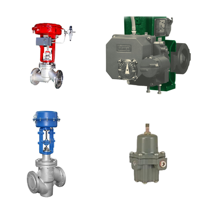 High Performance Control Valve With Fisher 3720 Electro-Pneumatic Positioner And Fisher 67CFR Filter Regulator