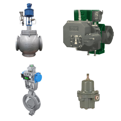 High Performance Control Valve With Fisher 3720 Electro-Pneumatic Positioner And Fisher 67CFR Filter Regulator