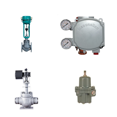 Pneumatic Control Valve With Masoneilan SVi1000 Digital Valve Positioner And Fisher 67CFR Filter Regulator