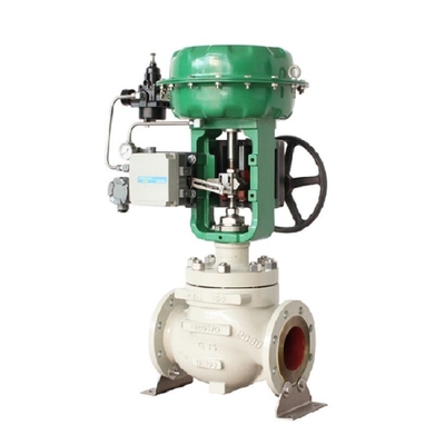 Chinese brand control valve with Pneumatic Actuator and SMC digital valve positioner IP8000/8100 and fisher 67CFR regula