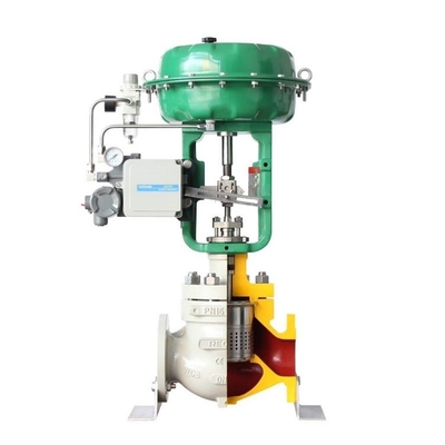 Chinese brand control valve with Pneumatic Actuator and SMC digital valve positioner IP8000/8100 and fisher 67CFR regula
