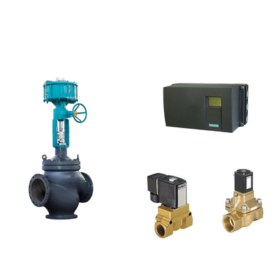Pneumatic Control Valve Positioner Siemens SIPART PS2 And Burket Solenoid Valve
