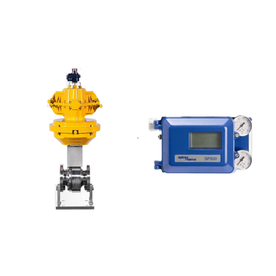 Pneumatic Valve With Spirax Sarco Smart Valve Positioner SP500 And EMERSON Limit Switch