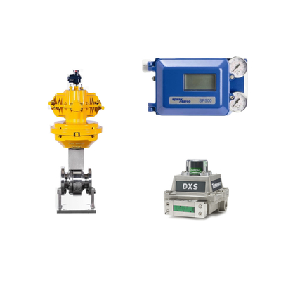 Pneumatic Valve With Spirax Sarco Smart Valve Positioner SP500 And EMERSON Limit Switch