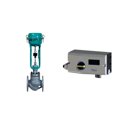 Pneumatic Valve With Spirax Sarco Smart Valve Positioner SP7-10-11 And Fisher 67CFR Filter Regulator