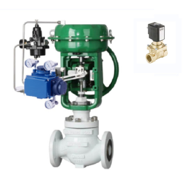High Pressure Resistant 3/2 Running Burkert Brass Solenoid Valve 6524 For Pressure Reducing Ball Valves