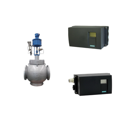 Pneumatic Control Valve Positioner Siemens SIPART PS2 And Fisher 67CFR Filter Regulator