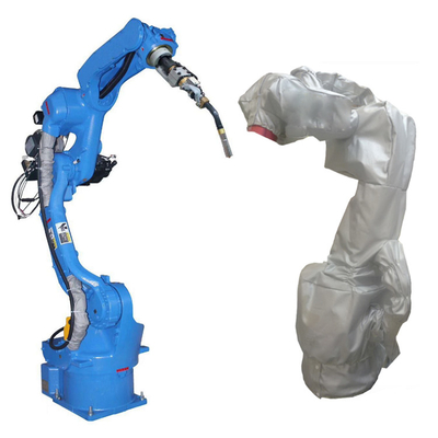 6 Axis Welding Robotic Arm Yaskawa AR2010 With CNGBS Robot Clothes For Automated Welding Robot