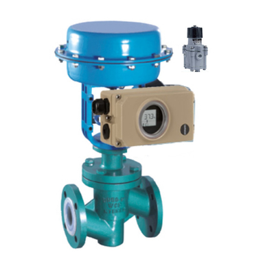 Masoneilan 78-40 Regulator And Samson Smart Valve Positioner 3730-3 For Chinese Pneumatic Control Valve