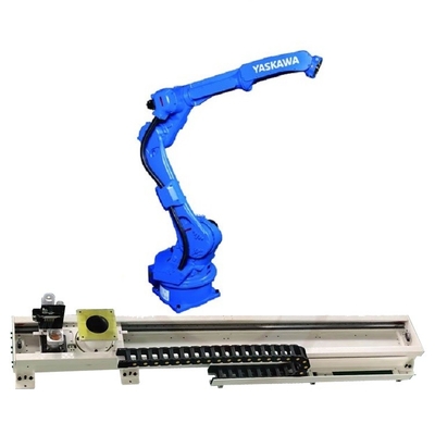 6 Axis Robotic Arm Yaskawa GP25-12 With CNGBS Robot Guide Rail For Handling Robot Automation