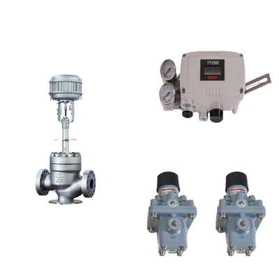 Pneumatic Control Valve With Original Rotork YT-2500 Smart Valve Positioner And Masoneilan 78-40 filter regulator
