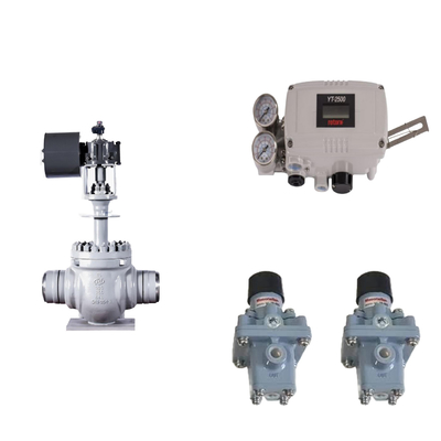 Pneumatic Control Valve With Original Rotork YT-2500 Smart Valve Positioner And Masoneilan 78-40 filter regulator