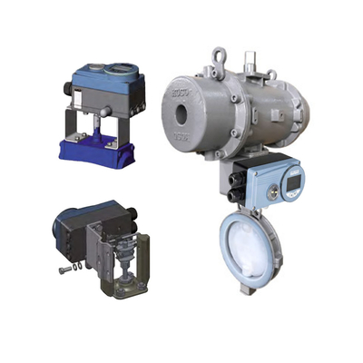 Burkert Digital electro-pneumatic positione Type 8792 valve positioner with Chinese brand control valve and actuator