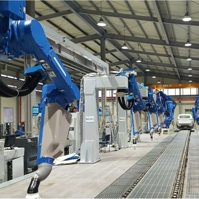 6 Axis Painting Robotic Arm Yaskawa MPX1950 With CNGBS Robot Clothes For Automated Painting Robot