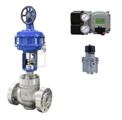 Stable Masoneilan 78-40 Air Filter Regulator And Masoneilan SVI2 Valve Positioner For Pneumatic Control  Valve