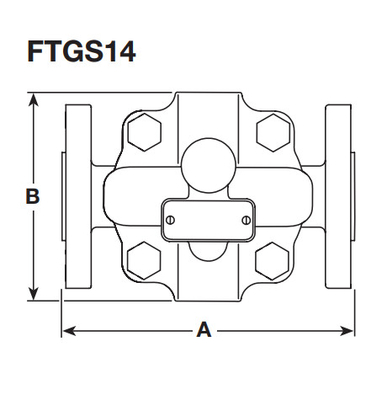 Blue Spirax Sarco Floating Ball Steam Drain Valve Or Check Valve For Industrial Pipe